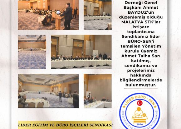 MALATYA STK’LAR istişare toplantısı